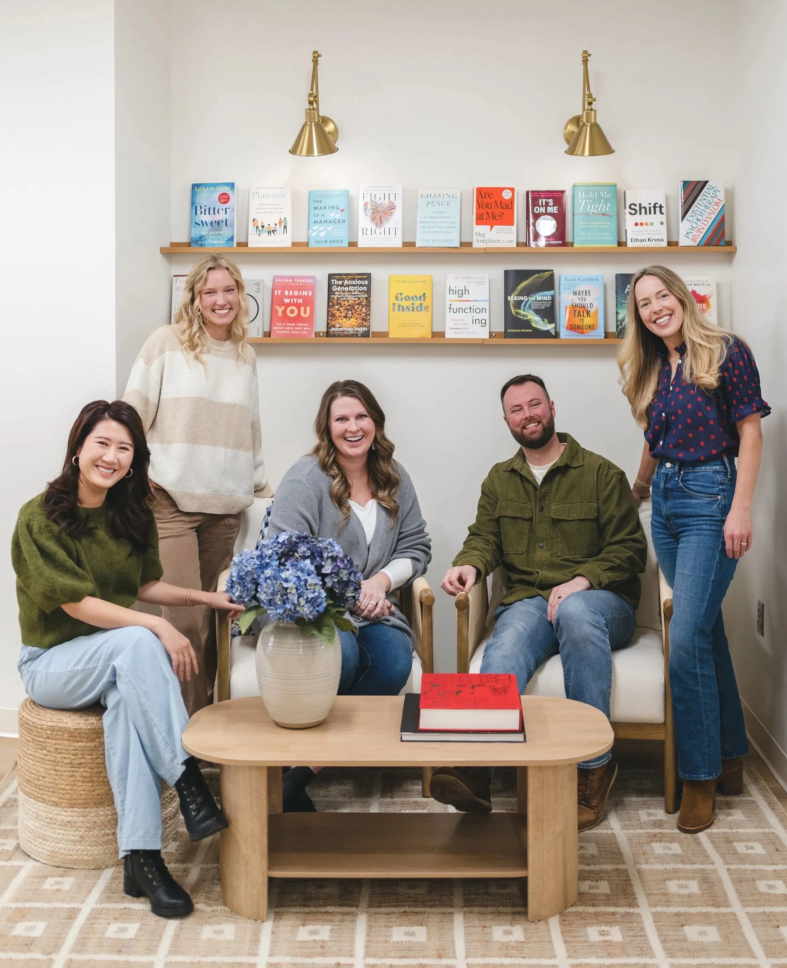 Members of the Lachlan team together in the office