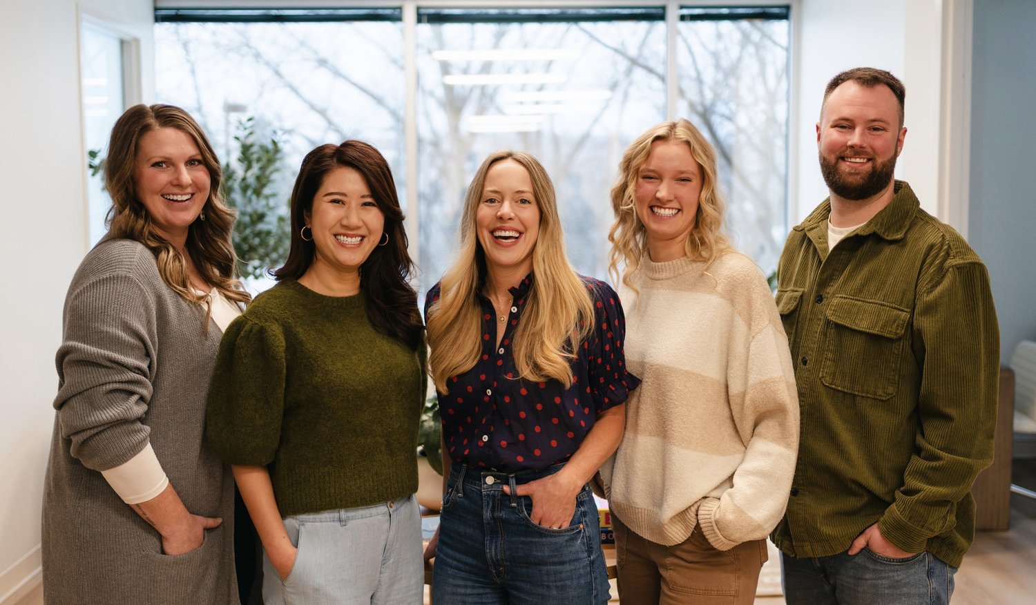 The Lachlan therapists gathered together in their Minnetonka office